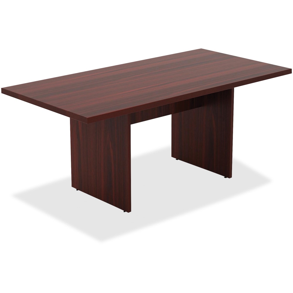 Lorell Chateau Series Rectangular Conference Table Top, 30inH x 70-15/16inW x 35-7/16inD, Mahogany MPN:34340