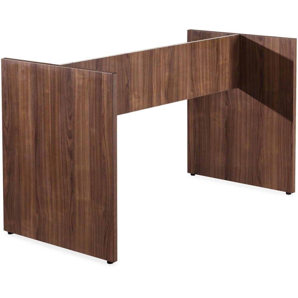 Lorell Laminate Conference 2-Leg Table Base, 29inH x 72inW x 36inD, Walnut MPN:69995