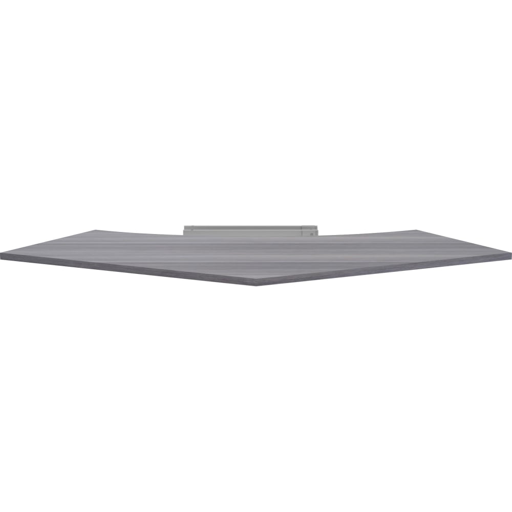 Lorell Relevance Series 48inW 120-Curve Panel Top, Weathered Charcoal MPN:LLR16249