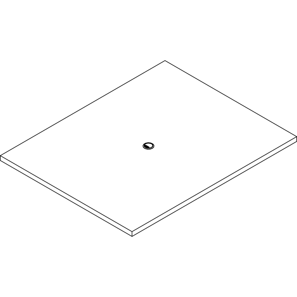 Lorell Prominence 2.0 Rectangular Conference Tabletop, 48in x 60in, Mahogany Rectangle MPN:PRC4860MY