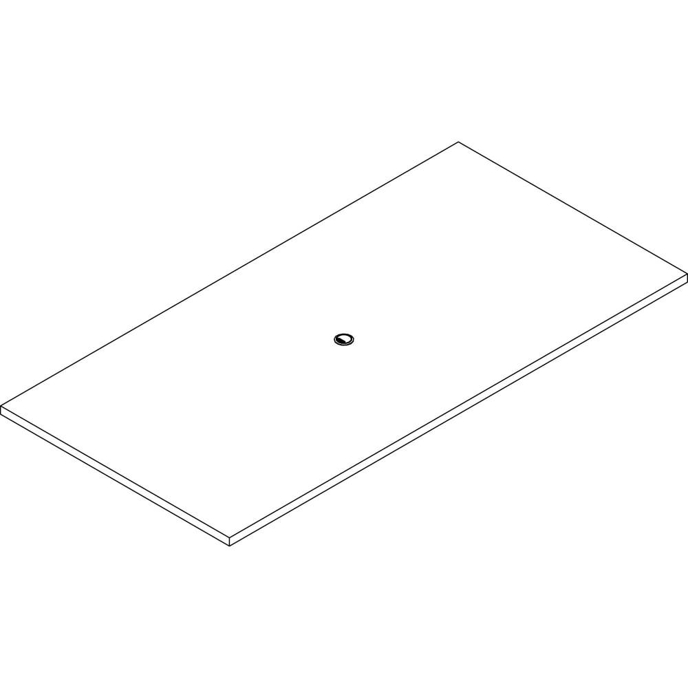 Lorell Prominence 2.0 Rectangular Conference Tabletop, 48in x 96in, Mahogany Rectangle MPN:PRC4896MY
