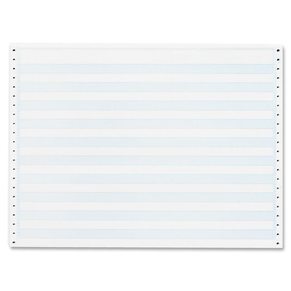 Sparco Continuous Paper, 15in x 11in, 20 Lb, Blue Bar, Carton Of 2,400 Forms MPN:02180