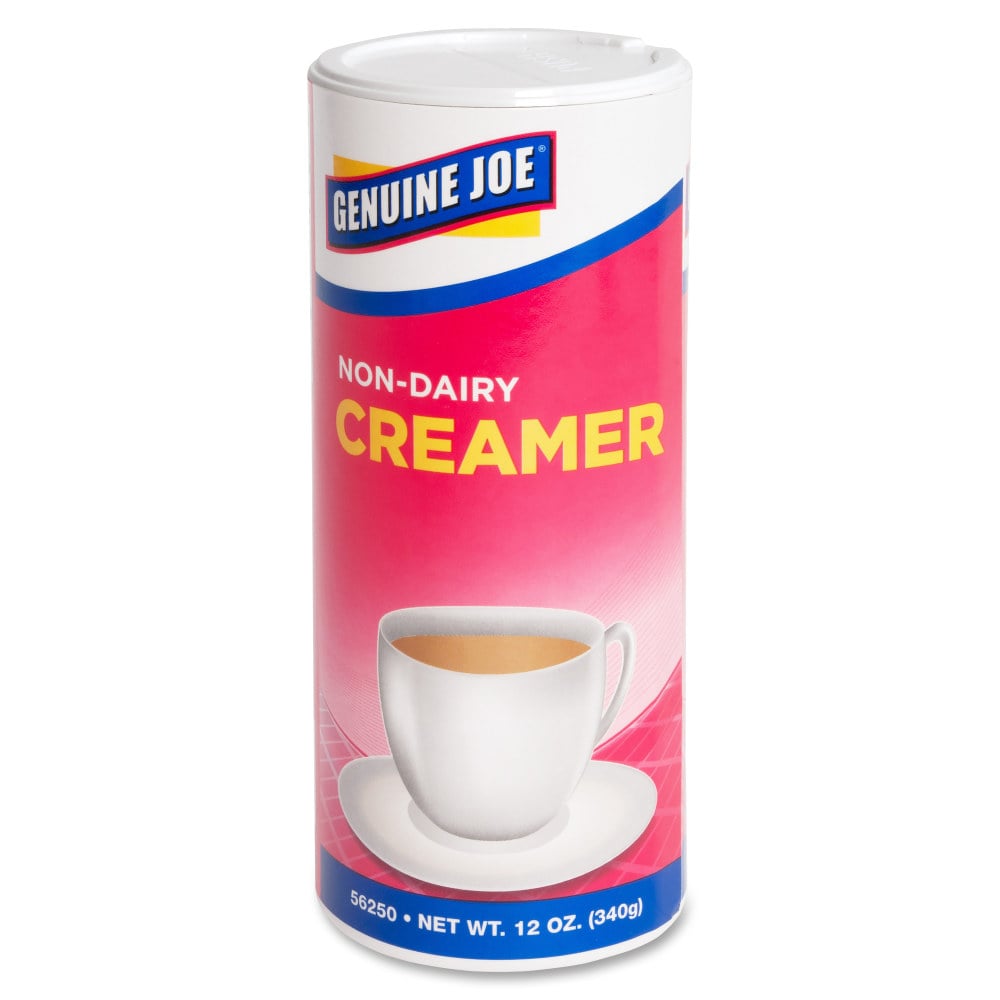 Genuine Joe Nondairy Creamer Canister - 0.75 lb (12 oz) Canister - 24/Carton MPN:56250CT