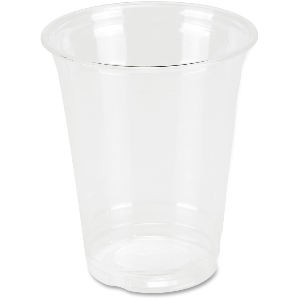 Genuine Joe Clear Plastic Cups - 25 - 12 fl oz - 500 / Carton - Clear - Plastic - Cold Drink, Beverage MPN:58231CT