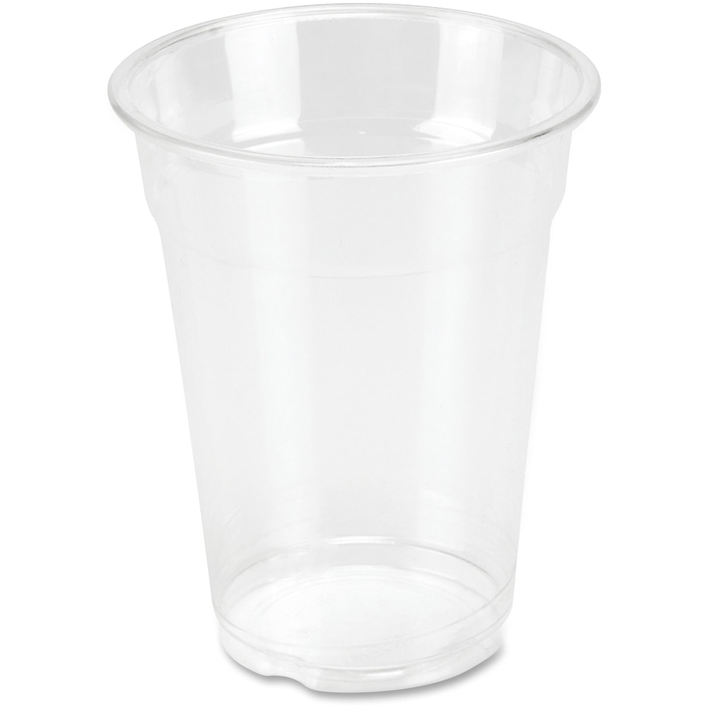 Genuine Joe Clear Plastic Cups - 10 fl oz - 25 / Pack - Clear - Plastic - Cold Drink MPN:58232