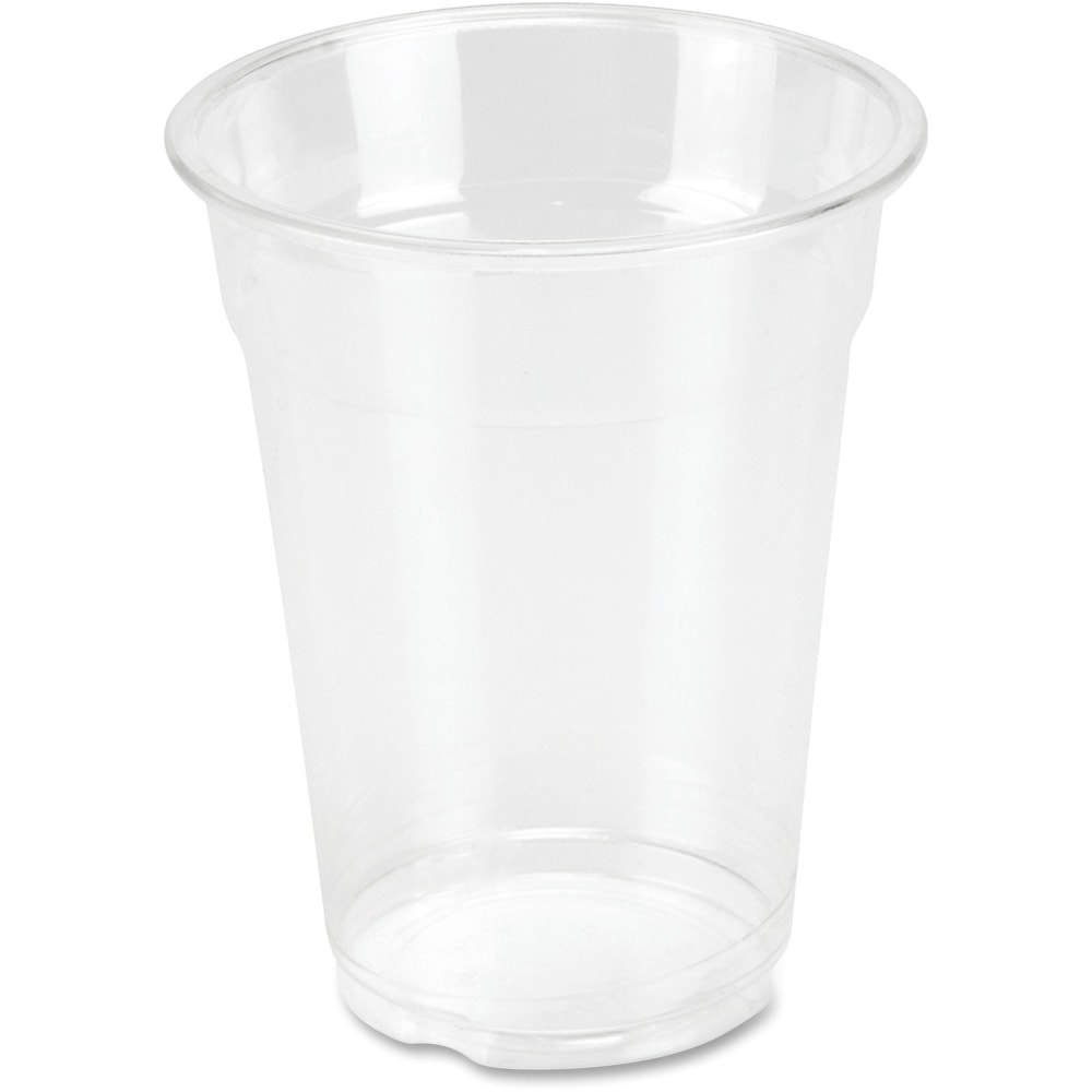 Genuine Joe 9 oz Clear Plastic Cups - 9 fl oz - Clear - Plastic - Cold Drink, Beverage - 50 / Pack MPN:58233