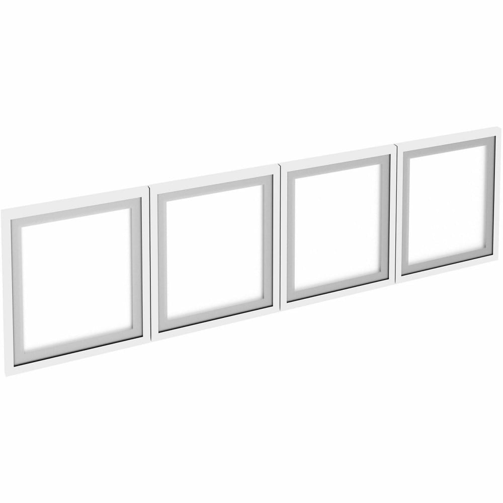 Lorell Desk-Mount 60in Hutch Frosted Glass Door, Finish: Frost, For Hutch MPN:59711
