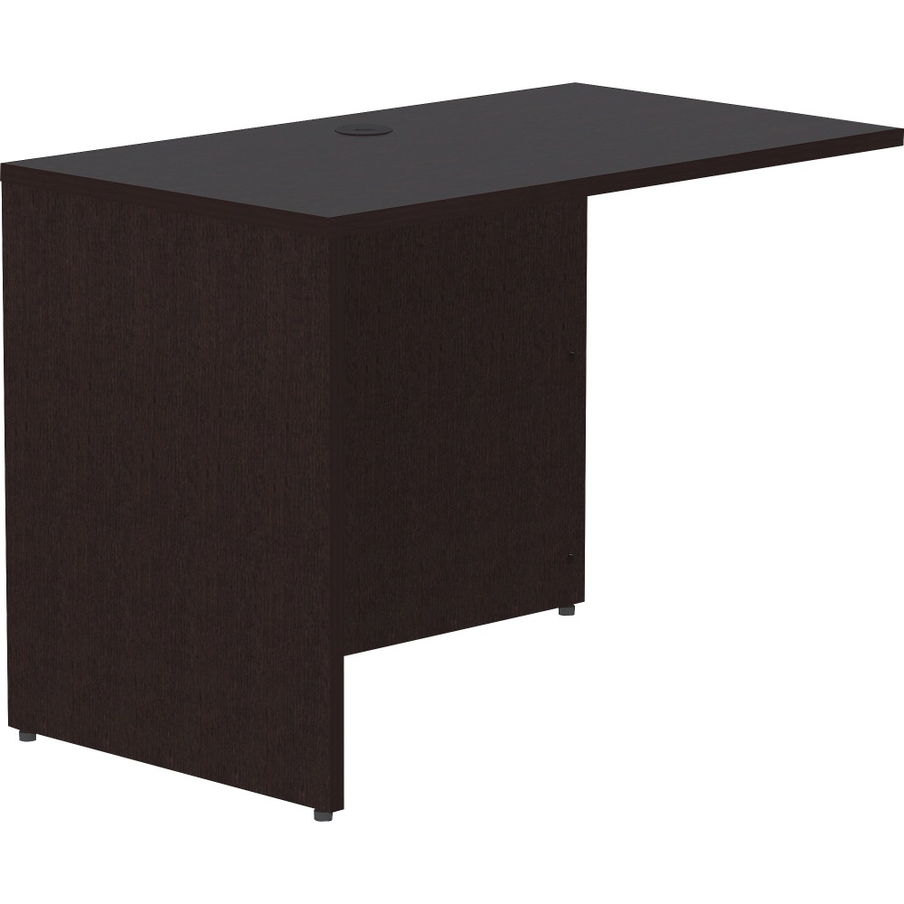 Lorell Essentials 42inW Desk Return, Espresso MPN:LLR18216
