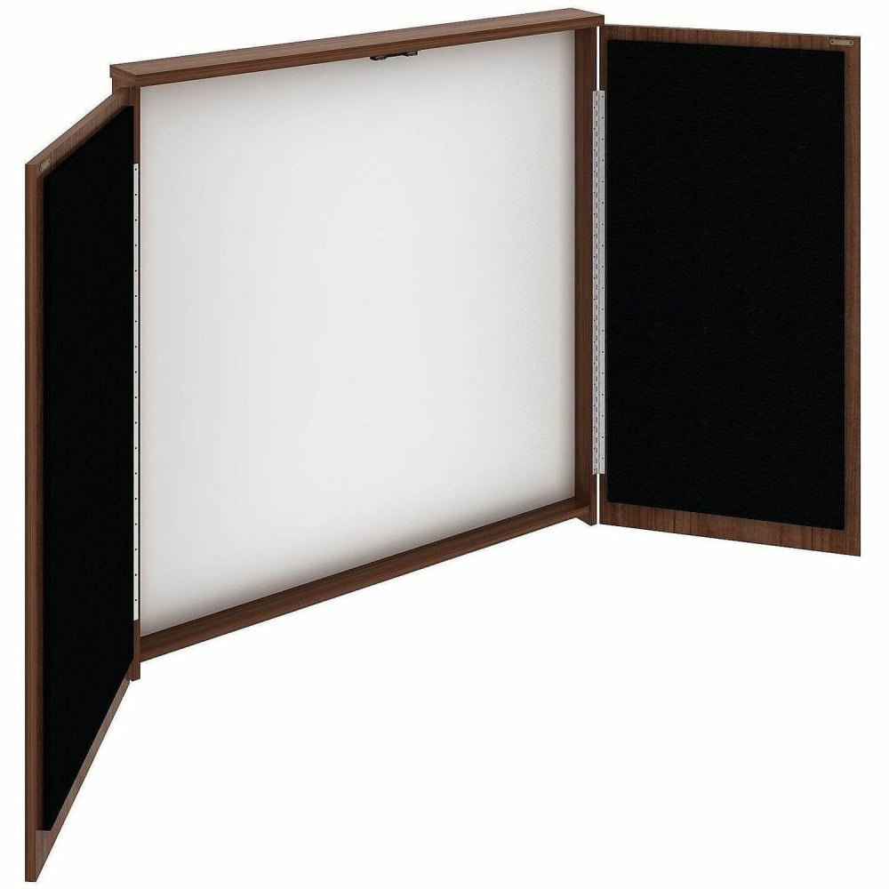 Lorell Dry-Erase Whiteboard Presentation Cabinet, Melamine Surface, Hinged Door, Laminated, Door, Assembly Required, 1 Each, 69899 MPN:69899
