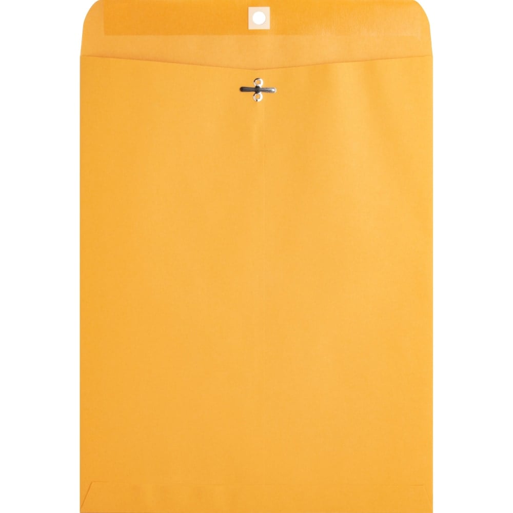 Business Source Heavy-duty Clasp Envelopes - Clasp - #97 - 10in Width x 13in Length - 28 lb - Clasp - Kraft - Kraft - 100 / Box MPN:36665