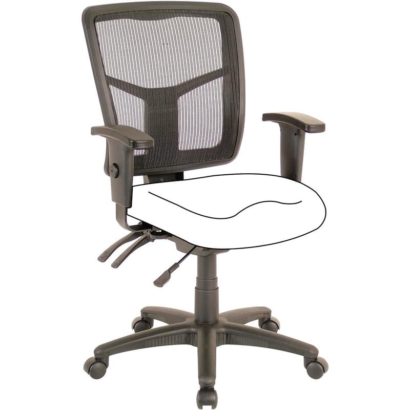 Lorell Ergonomic Mesh Mid-Back Office Chair Frame, Black MPN:86211