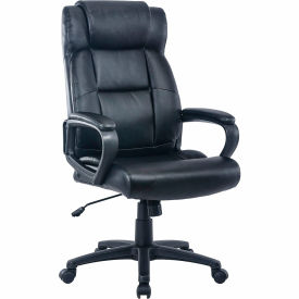 Lorell® High-Back Executive Chair Bonded Leather 25-5/8
