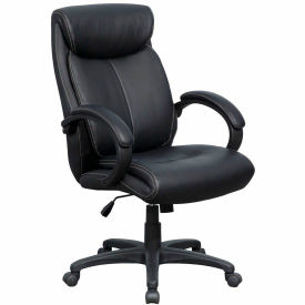 Lorell® High-Back Executive Office Chair Bonded Leather 28