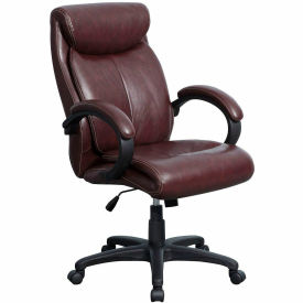 Lorell® High-Back Executive Office Chair Bonded Leather 28