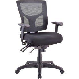Lorell® Conjure Executive Mesh Mid-Back Chair Fabric 24-3/8