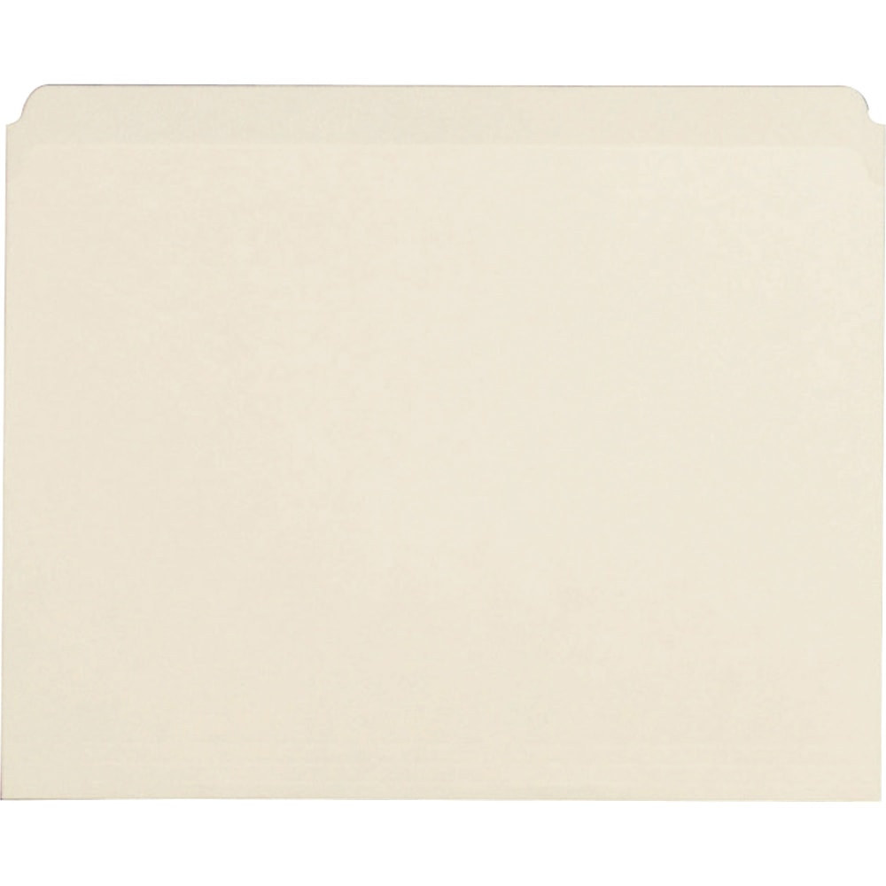 Business Source Straight-Cut 1-Ply File Folders, 3/4in Expansion, Letter Size, Manila, Box Of 100 Folders MPN:43565