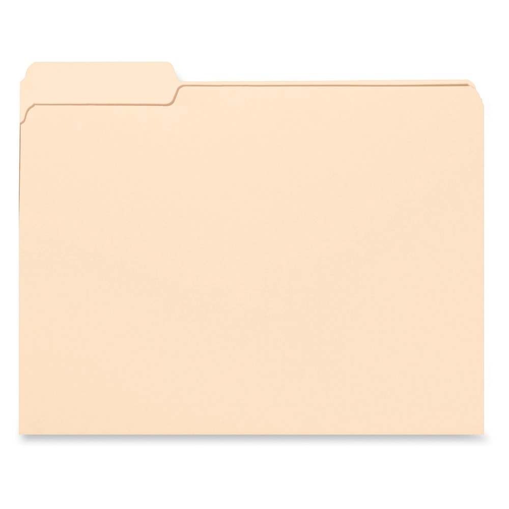 Nature Saver 1/3-Cut Manila File Folders, Letter Size, Box Of 100 MPN:00836
