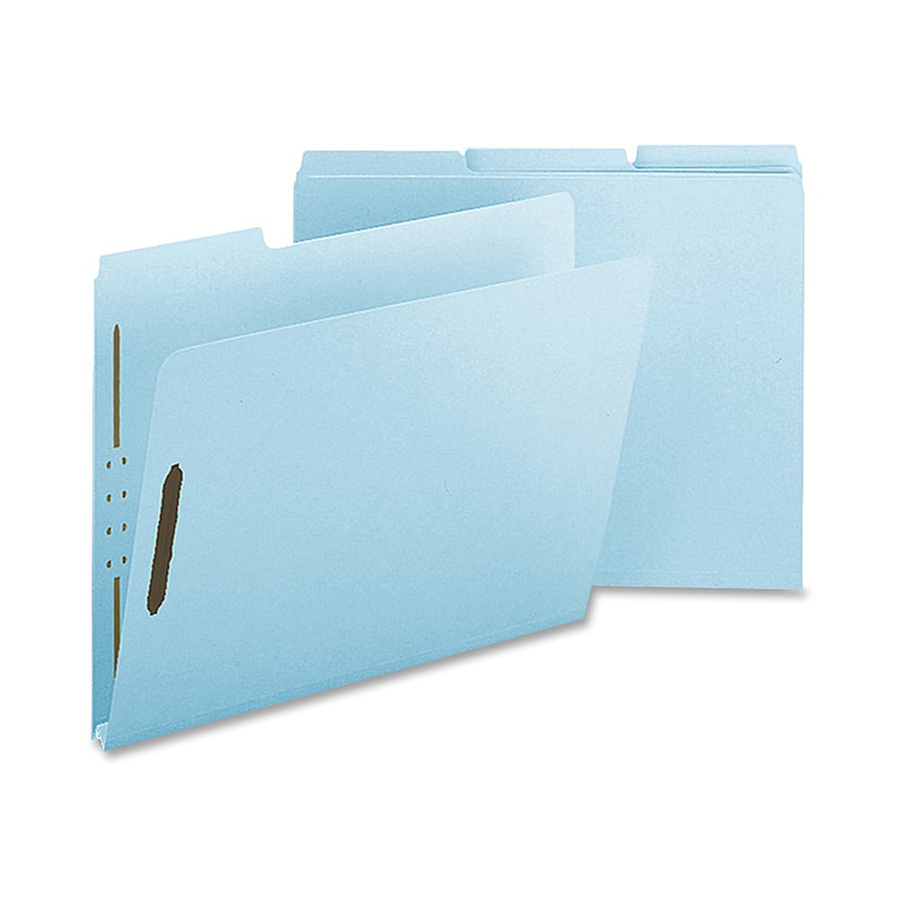 Nature Saver Pressboard Fastener Folders, Letter Size, 75% Recycled, Light Blue, Box Of 25 MPN:SP17241