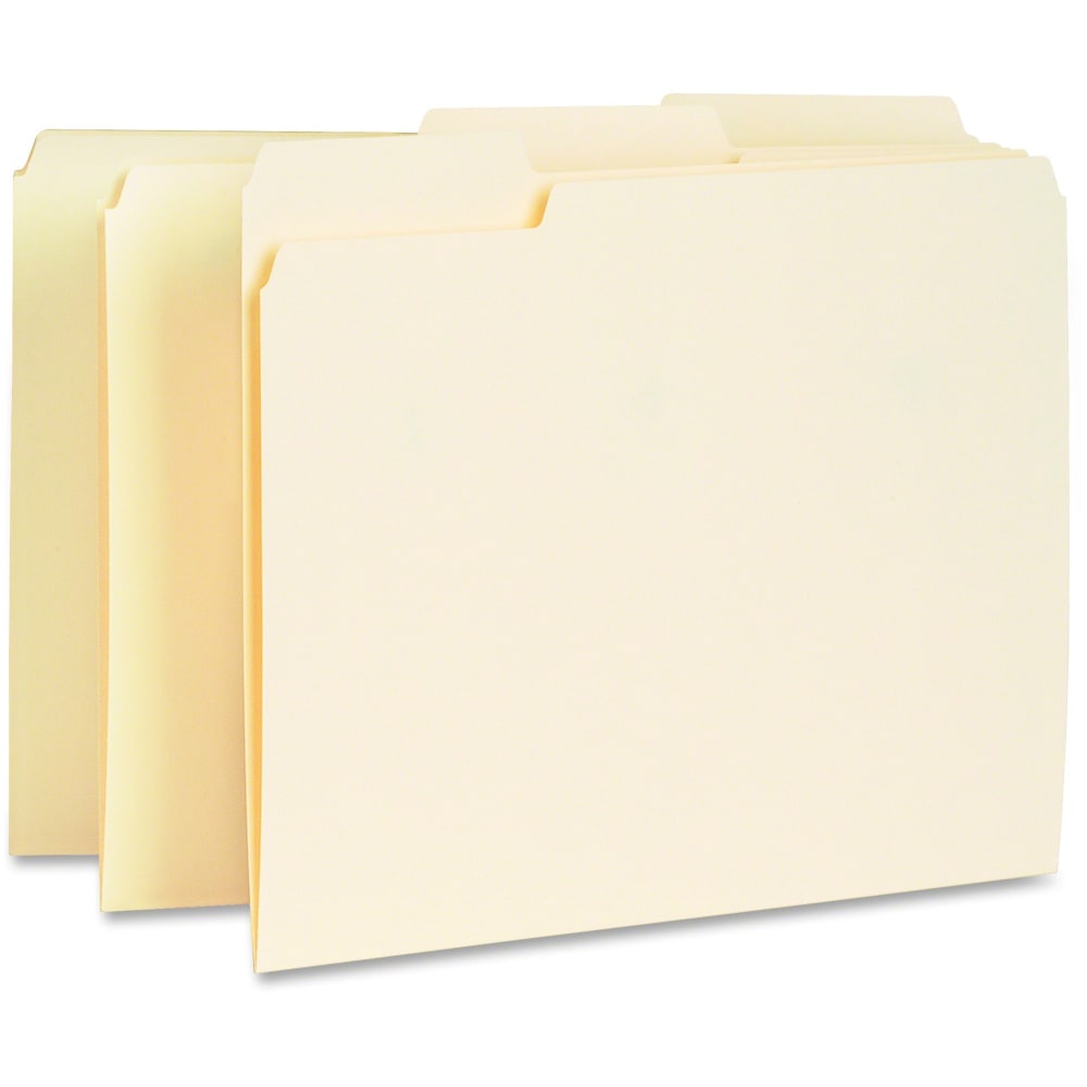 Business Source Manila Interior File Folders, Letter Size, Manila, Box Of 100 Folders MPN:65775