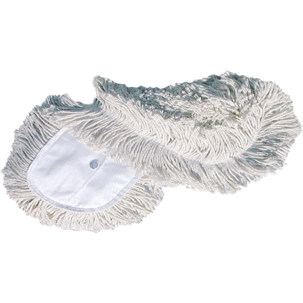 Genuine Joe Dust Mop Head Refill - 60in Width x 5in Depth - Yarn, Cotton, Synthetic - White - 1 Each MPN:18387