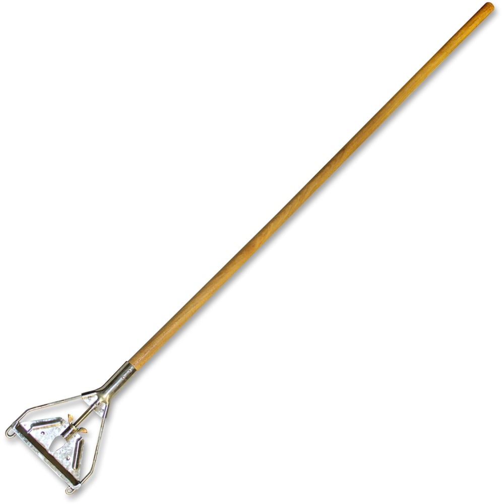 Genuine Joe Quick Change Mop Handle - Natural - Wood MPN:80260