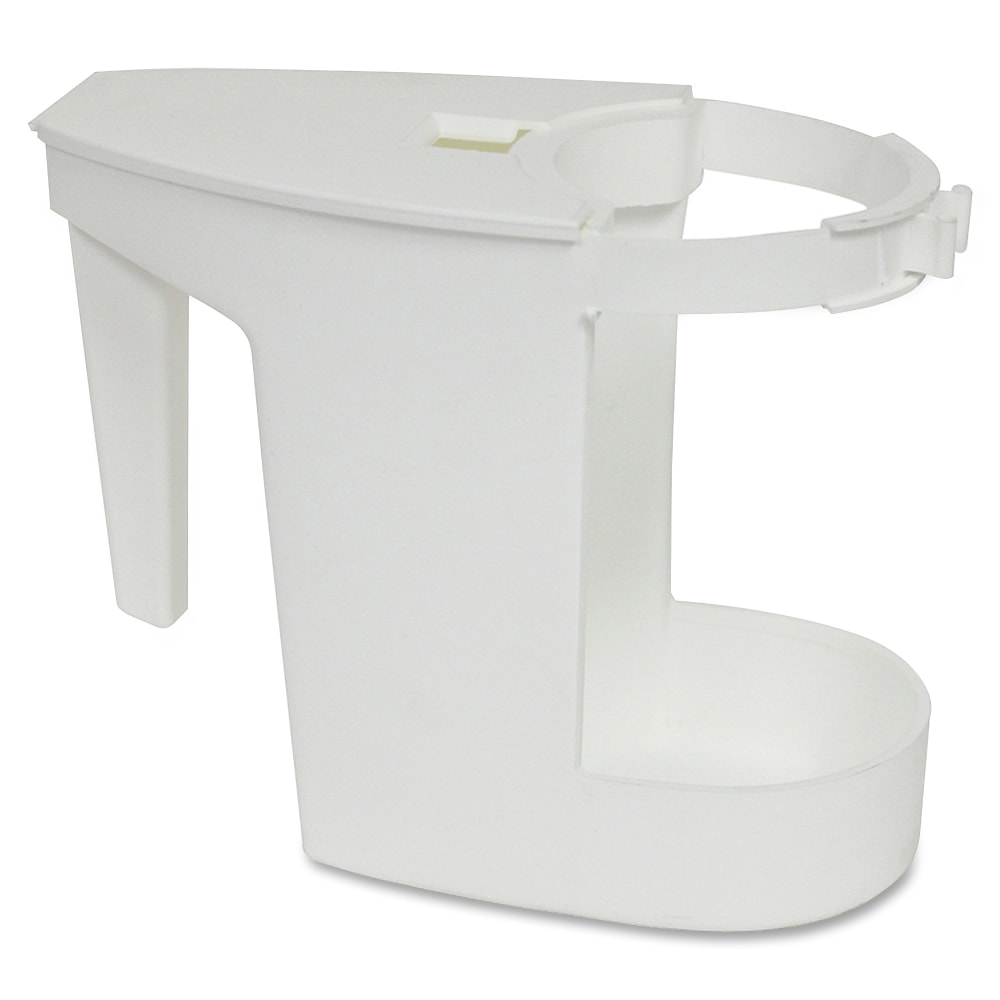 Genuine Joe Toilet Bowl Mop Caddy - 12 / Carton - White MPN:85121CT