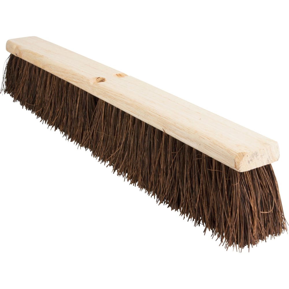 Genuine Joe 24in Push Broomhead - Brown - Lacquered Wood24in Length - 1 Each MPN:99652