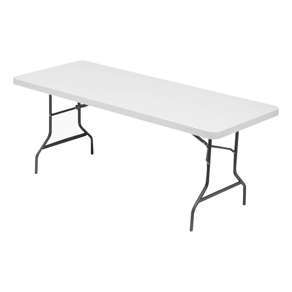 Lorell 72inW Rectangular Banquet Table, Gray MPN:66655