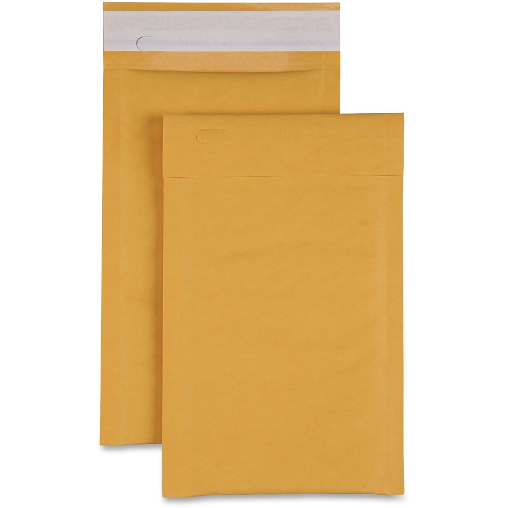 Sparco Size 0 Bubble Cushioned Mailers - Bubble - #0 - 6in Width x 10in Length - Self-sealing - Kraft - Kraft - 200 / Carton MPN:74980