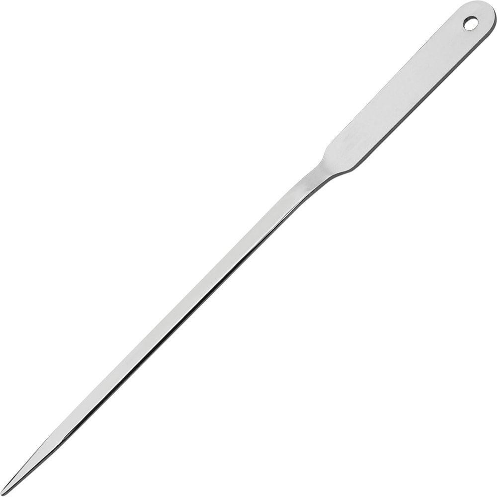 Business Source Nickel-Plated Letter Opener - 9in Length - Desktop - Silver - 1 Each MPN:32376