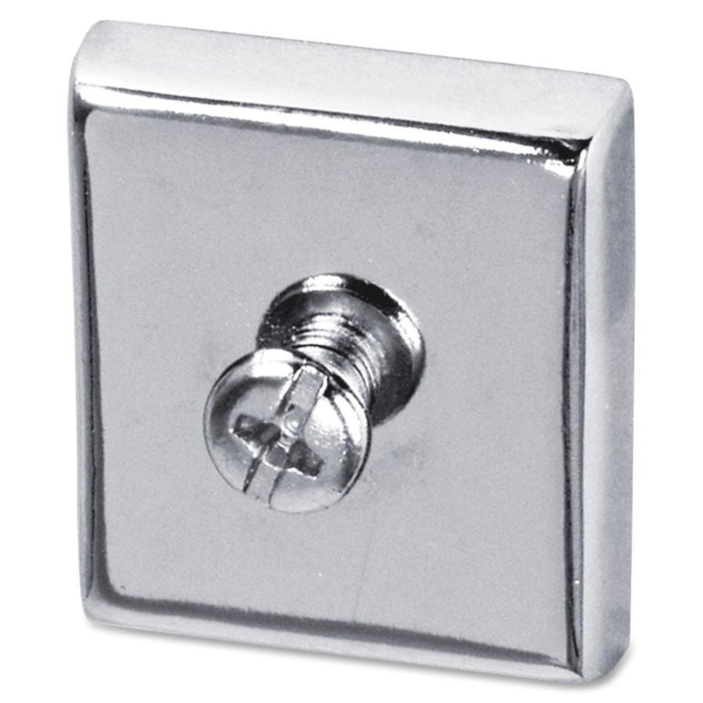 Lorell Heavy-Duty Cubicle Magnets, Silver, Pack Of 2 MPN:80675