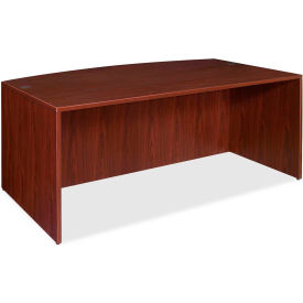 Lorell® Bow Front Desk Shel - 72