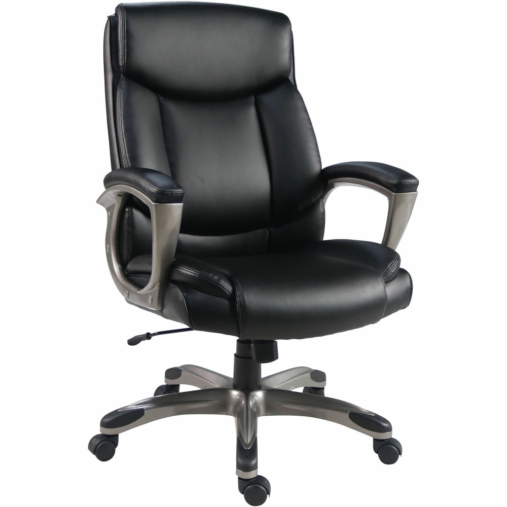 Lorell Sera High-Back Manager Chair, Black, 63270 MPN:63270