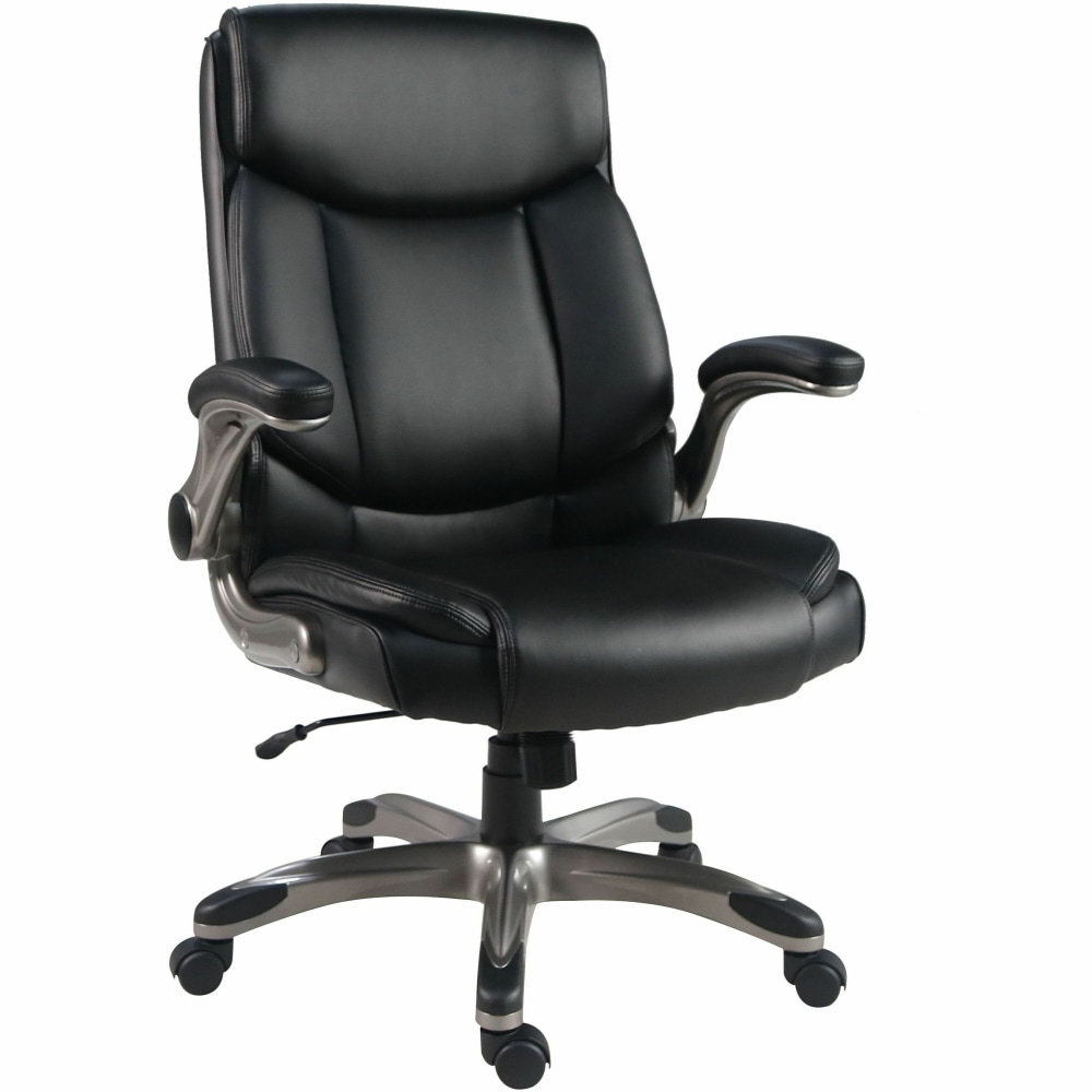 Lorell Sera High-Back Manager Chair, Black, 63271 MPN:63271