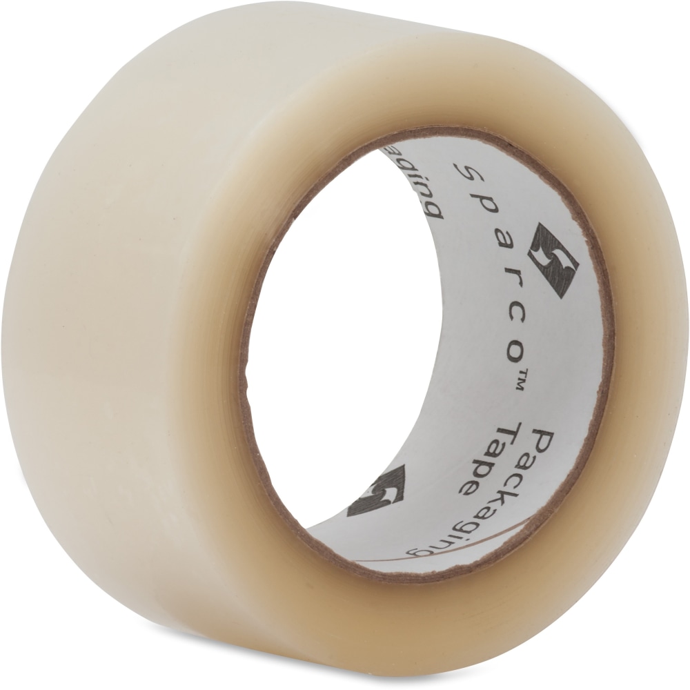 Sparco Transparent Hot-melt Tape - 110 yd Length x 2in Width - 1.9 mil Thickness - 3in Core - 1.60 mil - 1 Roll - Clear (Min Order Qty 18) MPN:01613