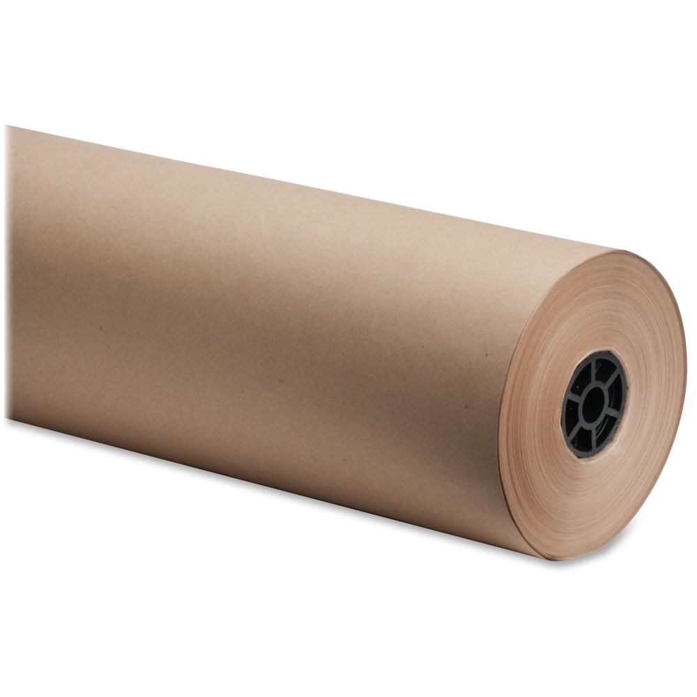 Sparco Bulk Kraft Wrapping Paper - 36in Width x 800 ft Length - 1 Wrap(s) - Kraft - Brown MPN:24536