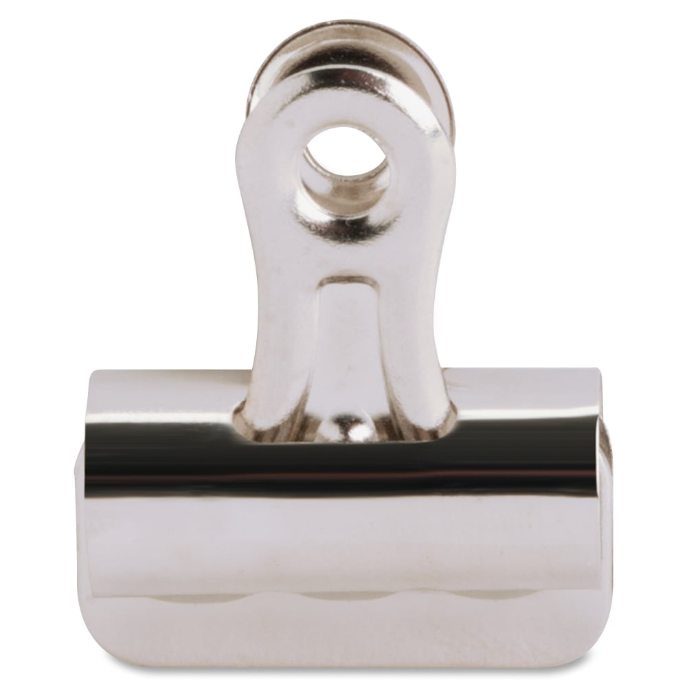 Sparco Boston Bulldog Clips, Size 1, 1 1/4in Wide, 3/8in Capacity, Silver, Box Of 36 MPN:58500