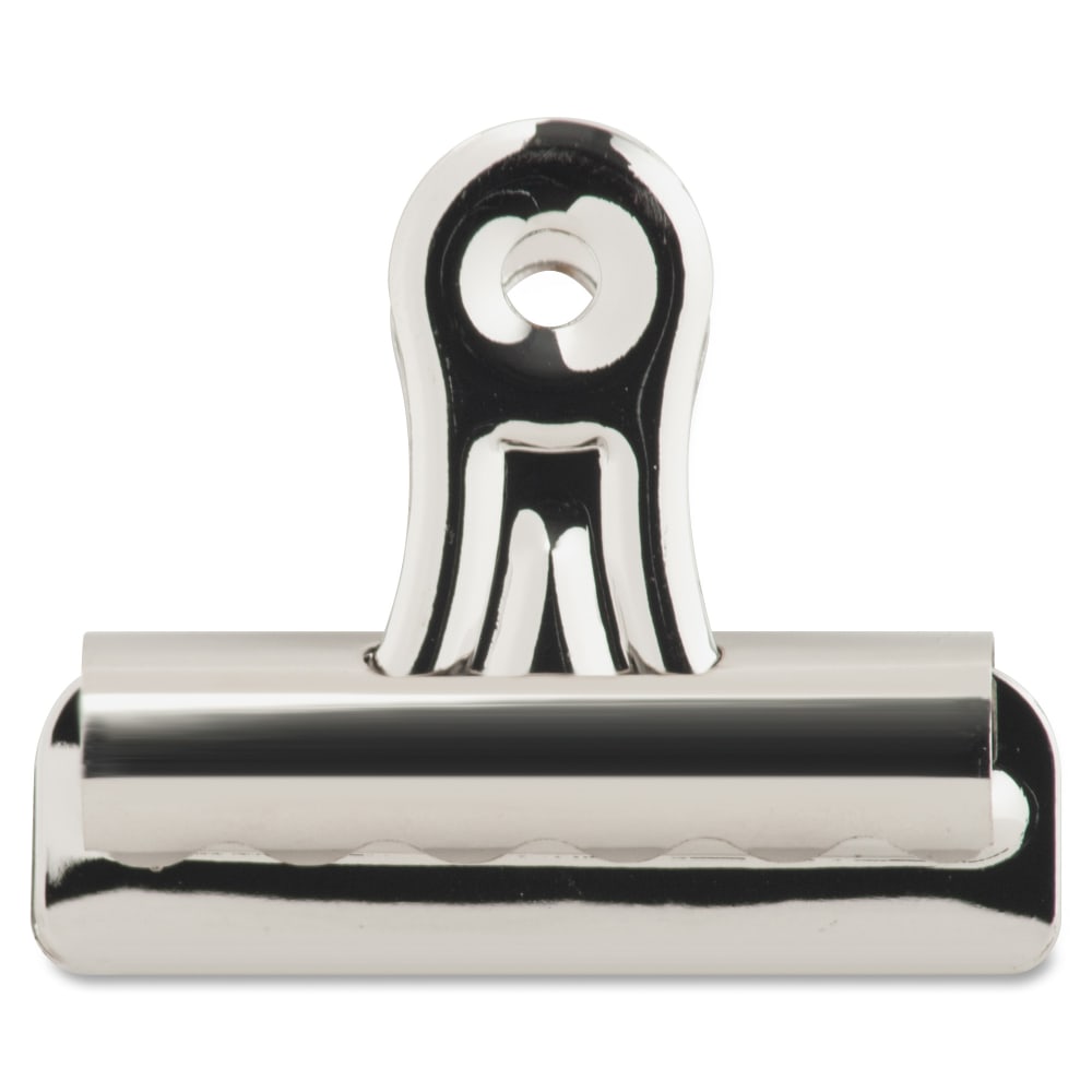 Sparco Boston Bulldog Clips, Size 2, 2 1/4in Wide, 11/32in Capacity, Silver, Box Of 36 MPN:58501