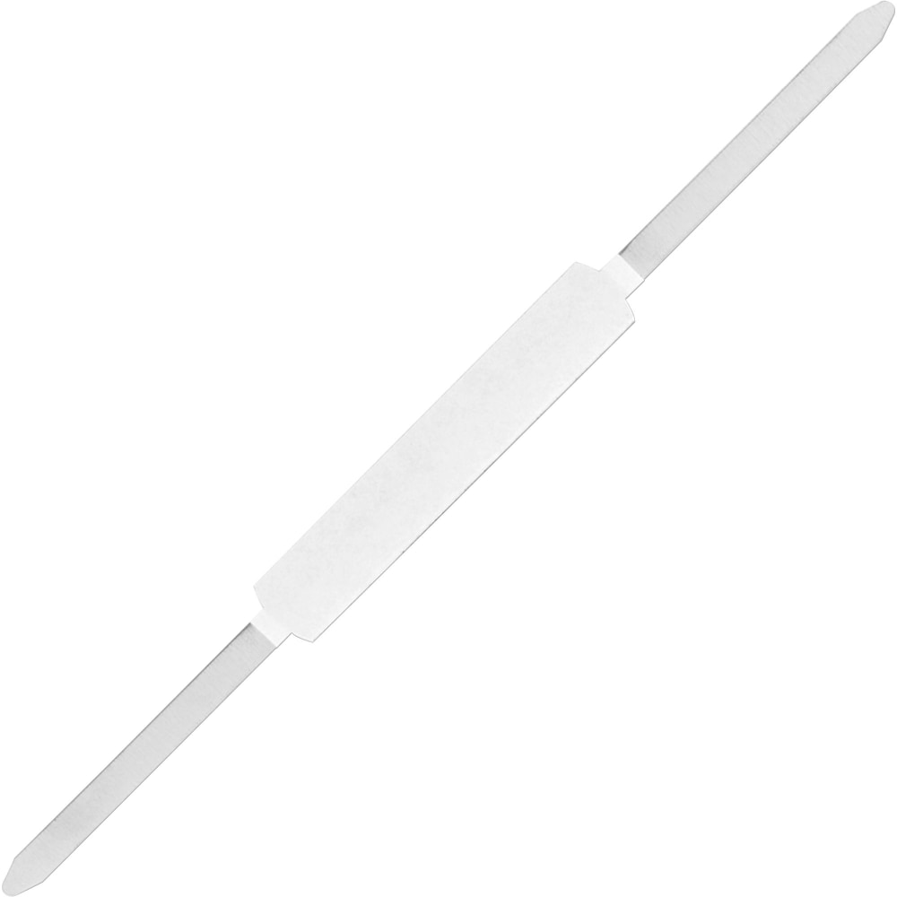 Sparco Self-Adhesive Folder Fasteners - 2in Size Capacity - 480 Sheet Capacity - 100 / Box - Silver MPN:SA21