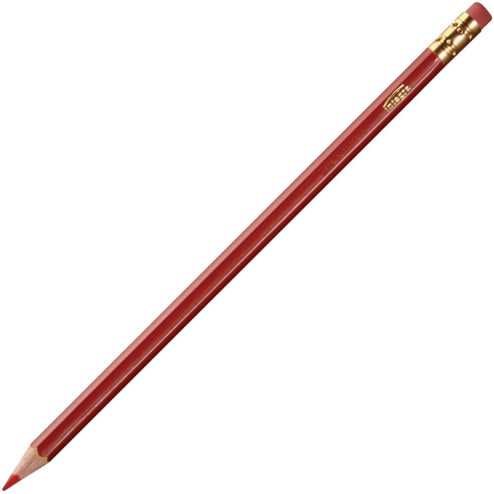Integra Red Grading Pencil, Presharpened, HB Lead, Pack of 12 MPN:38274