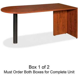 Lorell® Peninsula Desk Without Post - 66