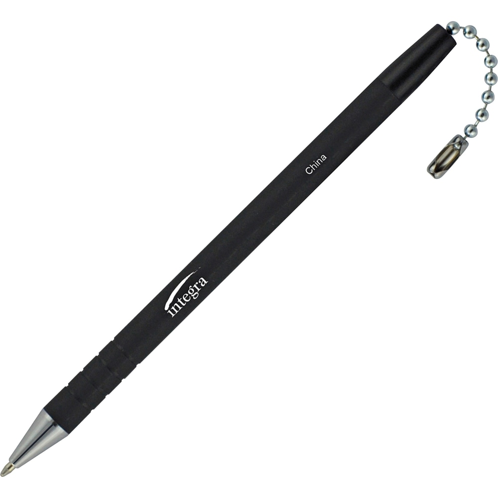 Integra Antimicrobial Replacement Counter Pen - Black - Rubber Barrel - 1 Each MPN:38646