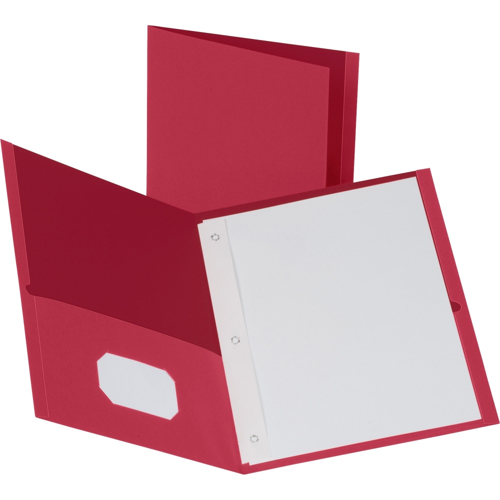 Business Source Letter Recycled Pocket Folder - 8 1/2inx11in - 100 Sheet Capacity - 3x Prong Fastener(s) - 78510 MPN:78510