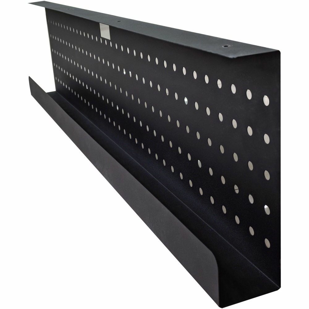 Lorell Invent Training Table Components - 42in Width x 3in Depth x 10in Height x 39.37 mil Thickness - Durable - Steel - Black - 1 Each MPN:60811