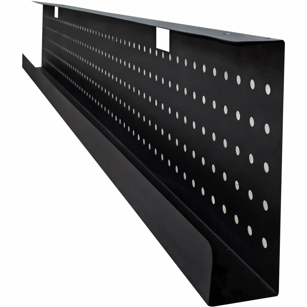 Lorell Invent Training Table Components - 54in Width x 3in Depth x 10in Height x 39.37 mil Thickness - Durable - Steel - Black - 1 Each MPN:60813