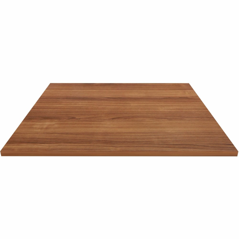 Lorell Hospitality/Conference Tabletop, 42inW x 42inL, Walnut, 69962 MPN:69962