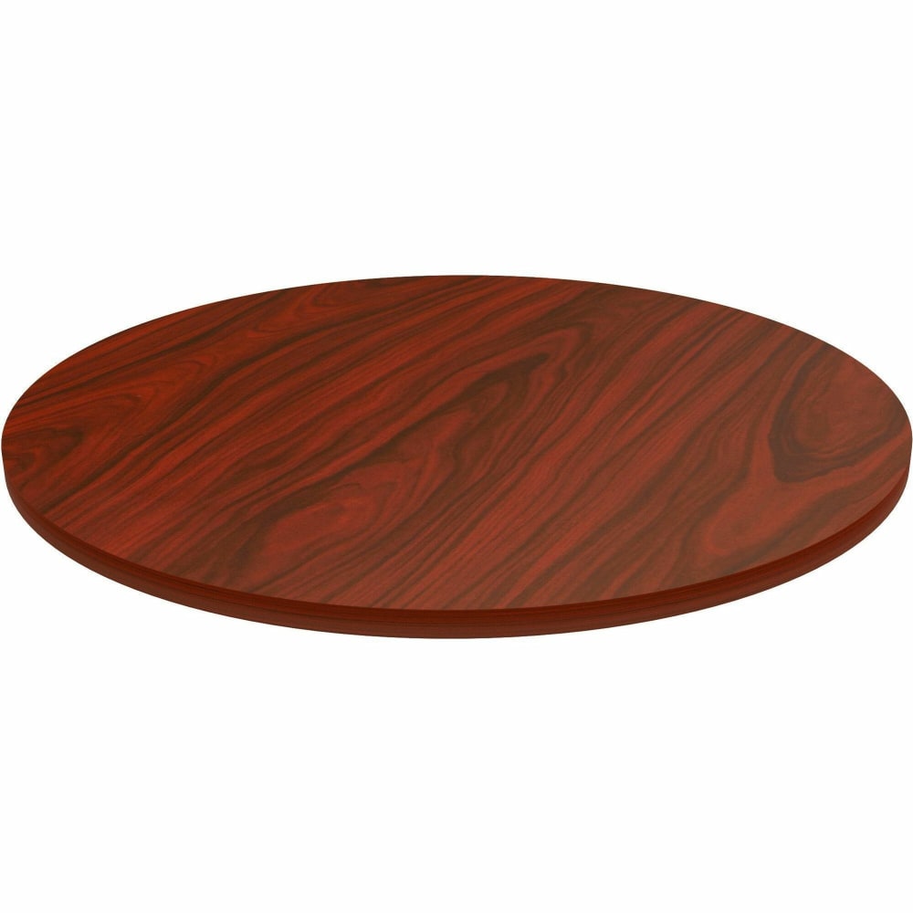 Lorell Hospitality/Conference Tabletop, x 36in Diameter, Mahogany, 87242 MPN:87242