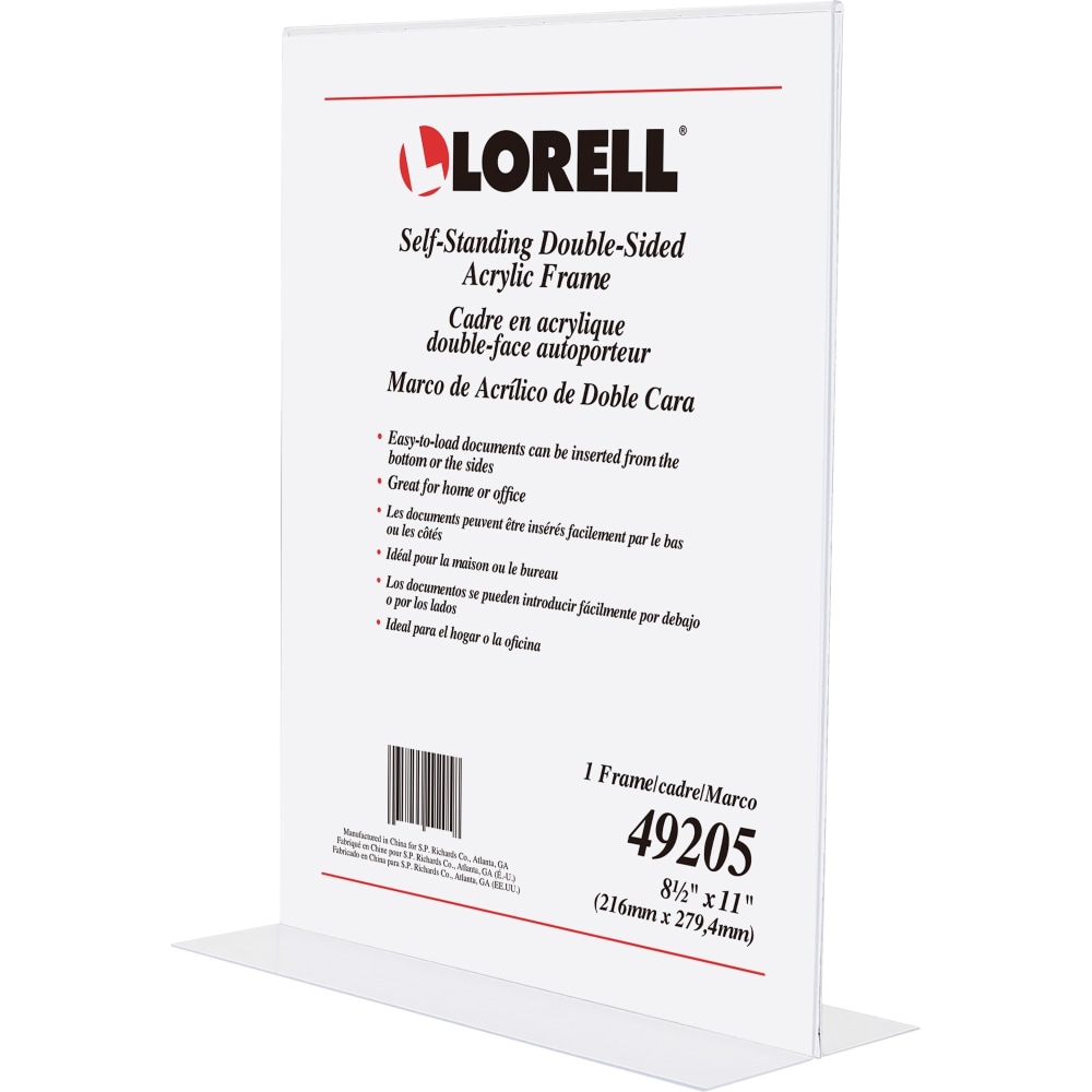 Lorell Stand-Up Sign Holder 11inH x 8 1/2inW MPN:49205