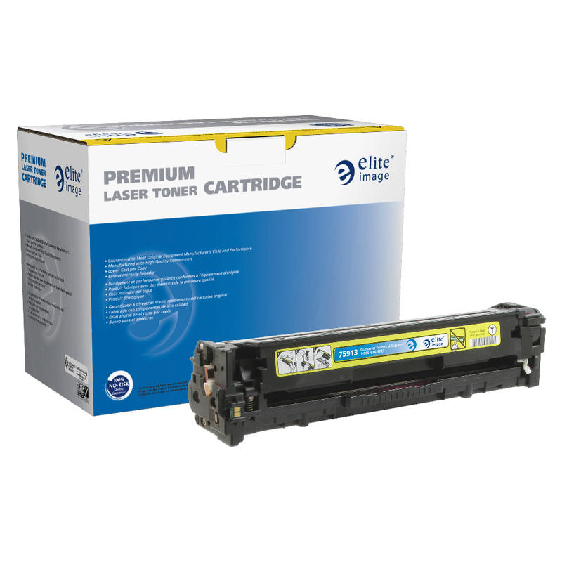 Elite Image Remanufactured Yellow Toner Cartridge Replacement For HP 131A, CF212A MPN:75913