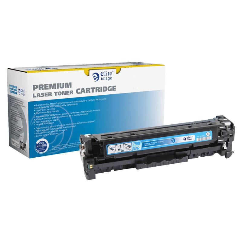 Elite Image Remanufactured Cyan Toner Cartridge Replacement For HP 312A, CF381A MPN:76133
